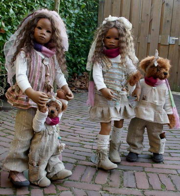 Matoka, Nia, Naomi und Moniek