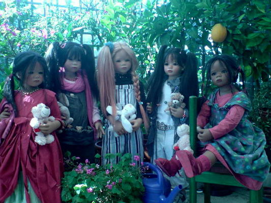 Tscharle, Tamyln, Lilith, Anna Lu, Leleti