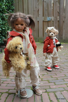 Milina mit Haya und Lizet